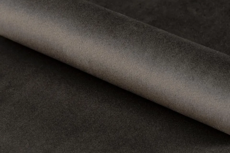 Fotel obrotowy pikowany LUCY Szaro- brązowy - 0000086656