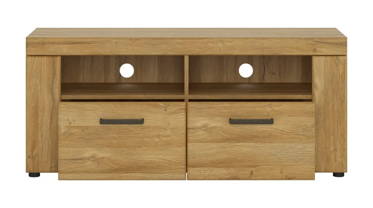 Szafka RTV z 2 szufladami CORTINA CNAF01 Dąb Grandson - 6000000005413