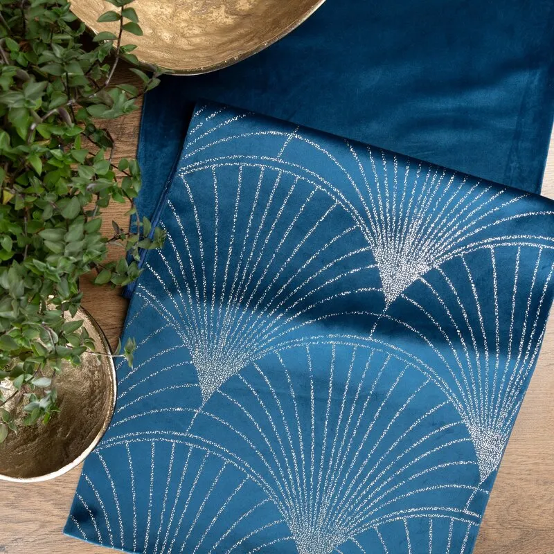 OBRUS BLINK 14 35 X 220 CM GRANATOWY - EU_390105