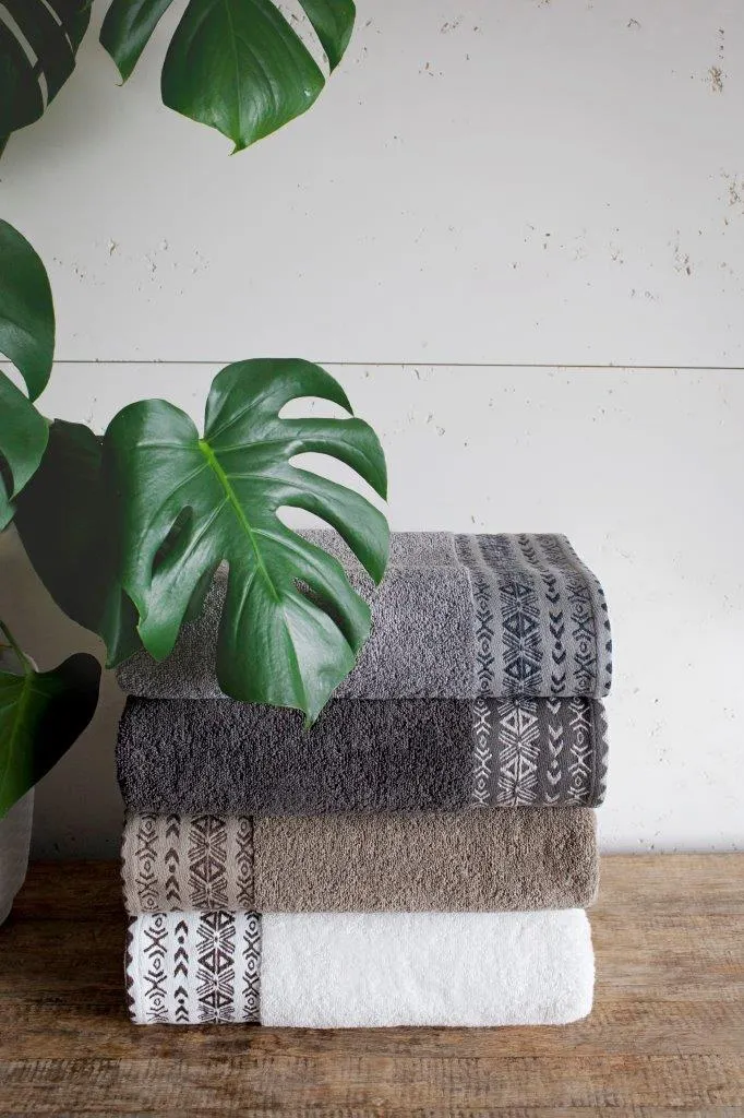 Ręcznik frotte DRIADA 70x140 gramatura 500 ciemny beż - FARO_23663