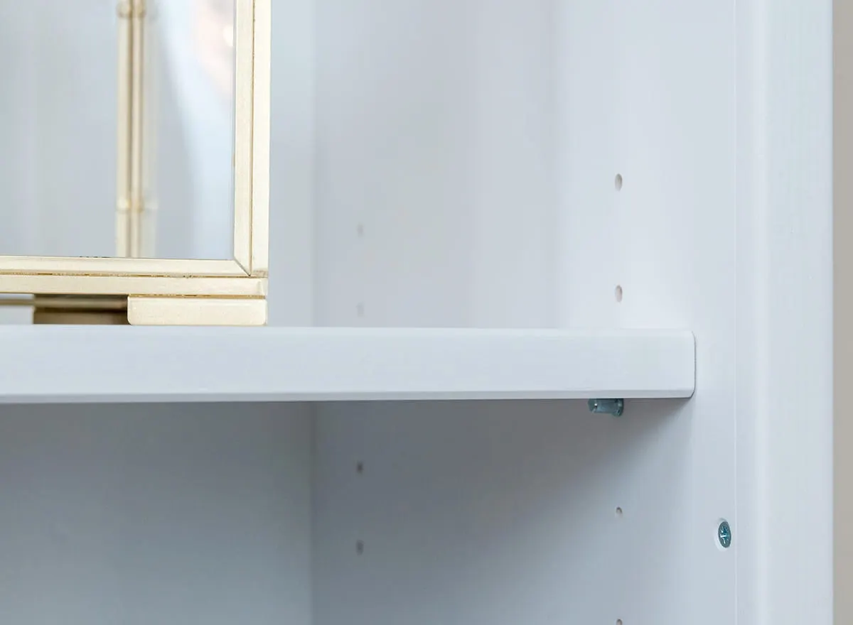 Regał sosnowy Toskania Biały - PL2050B