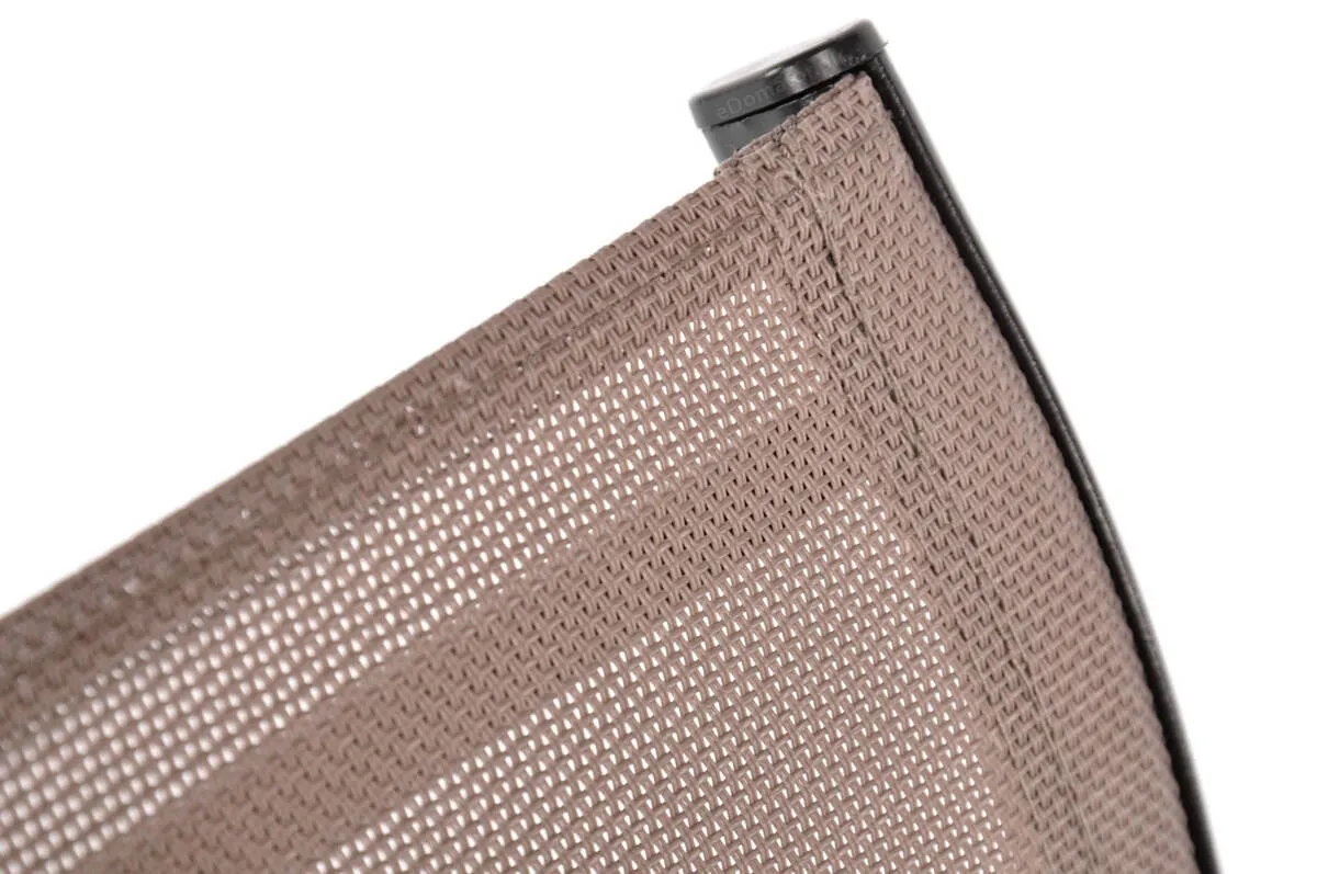 Zestaw ogrodowy PORTO - stół: 90x150 cm + 6 krzeseł - brązowy - FE5906948129528