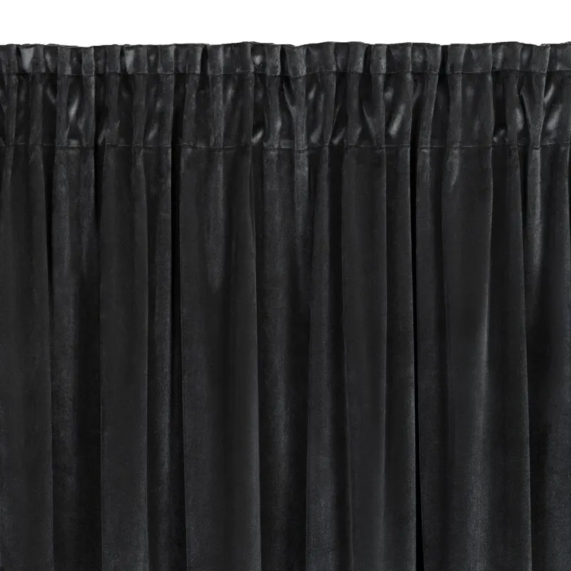 ZASŁONA GOTOWA MARION 2 NA TAŚMIE 140 X 270 CM CZARNY - EU_452758
