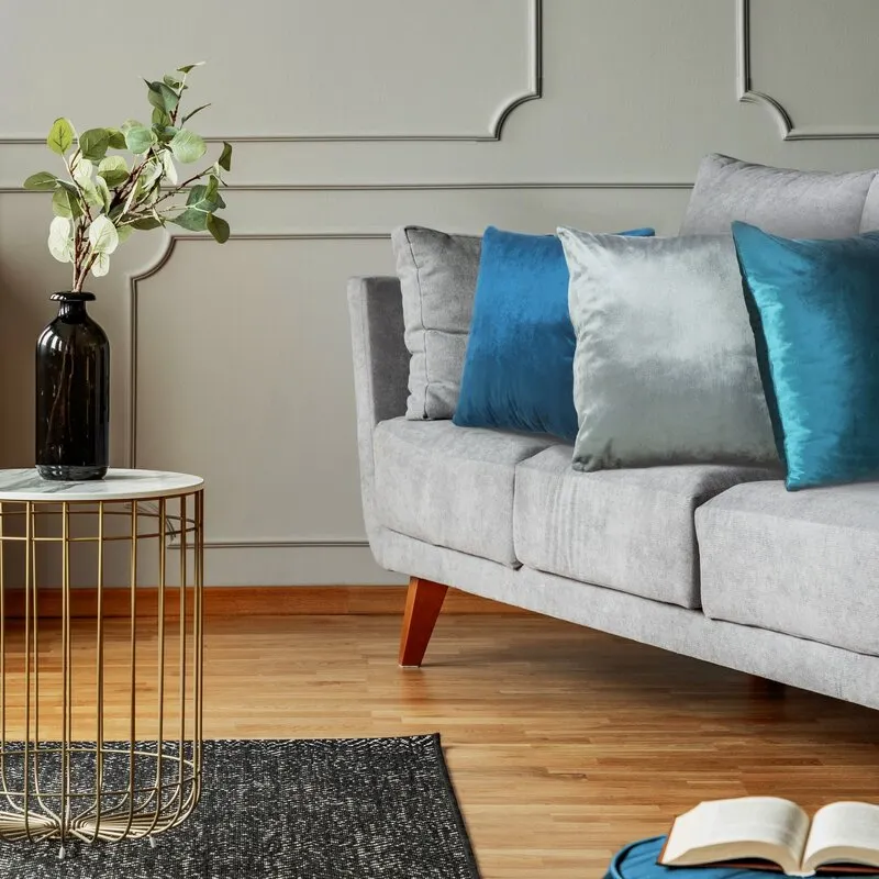 POSZEWKA SAMANTA 40X40 CM BEŻOWY - EU_387530