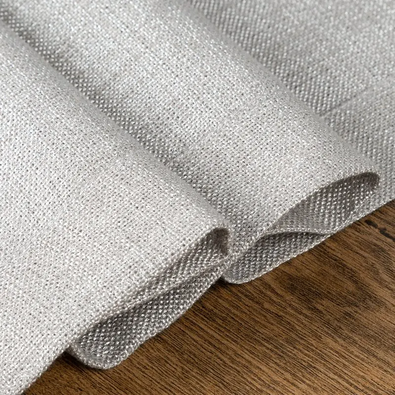 OBRUS STELLA 2 40 X 180 CM SREBRNY - EU_390435