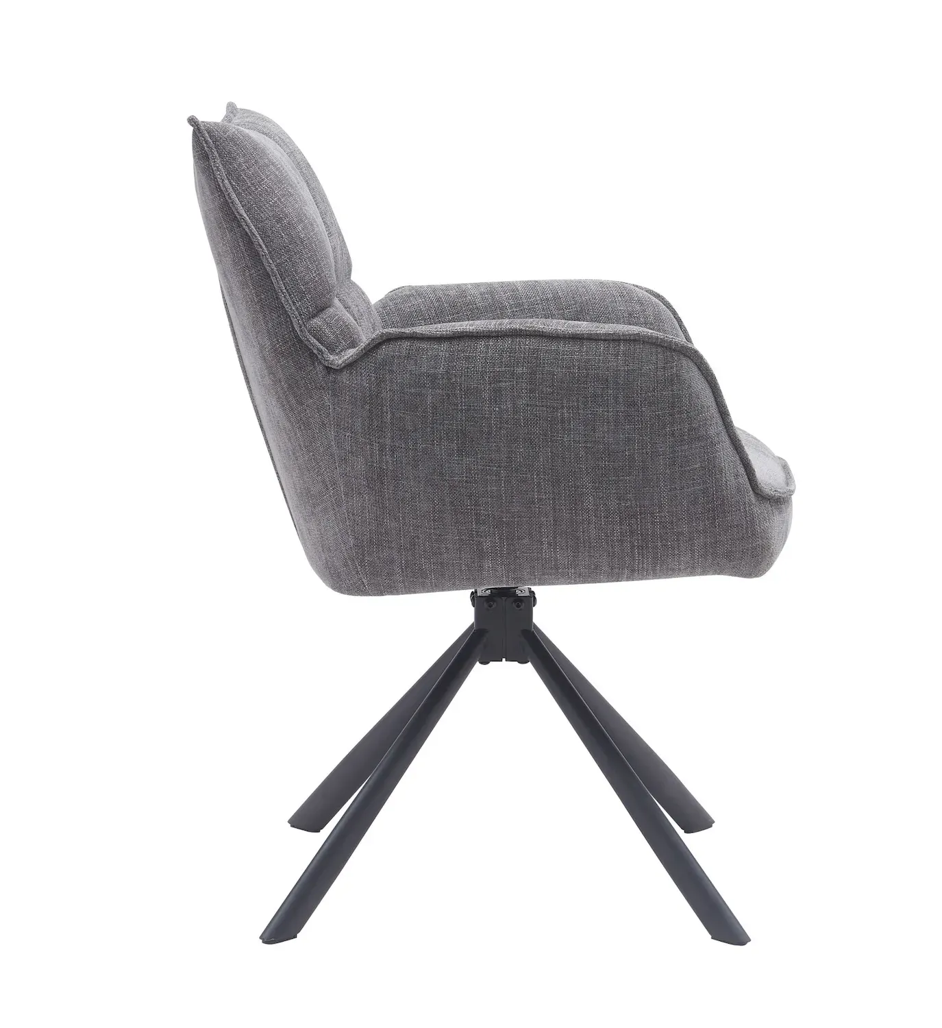 Krzesło obrotowe MARILLA - szary - UN_51080003