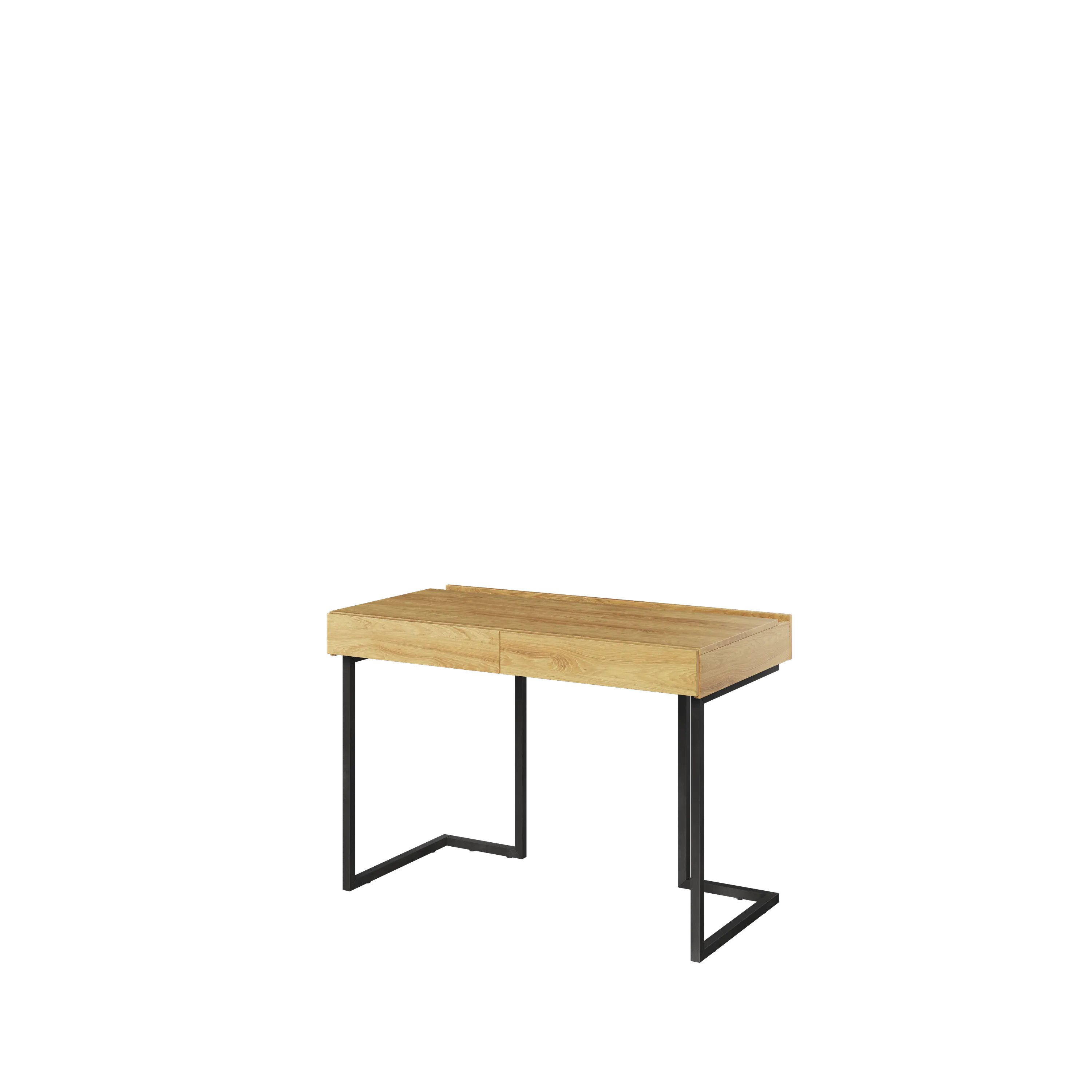Biurko wolnostojące Teen Flex TF-06+TF-15 hikora naturalna/surowa stal