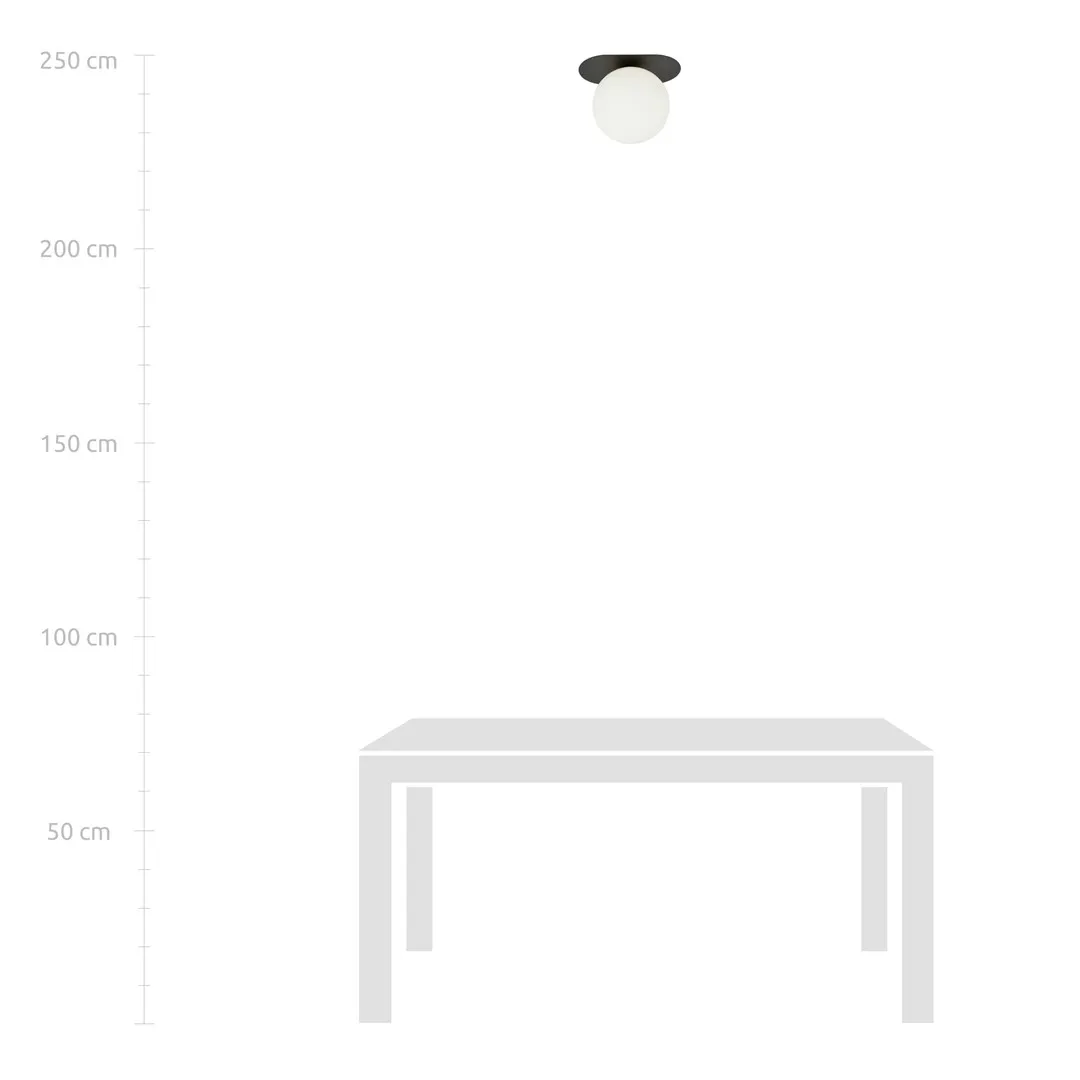 Lampa sufitowa PLAZA Czarny 1118/1 - 1118/1
