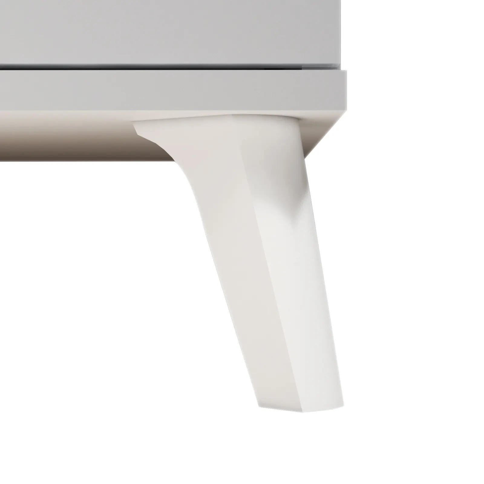 Szafka RTV 2-drzwiowa SECCO biały połysk - 11140601-001