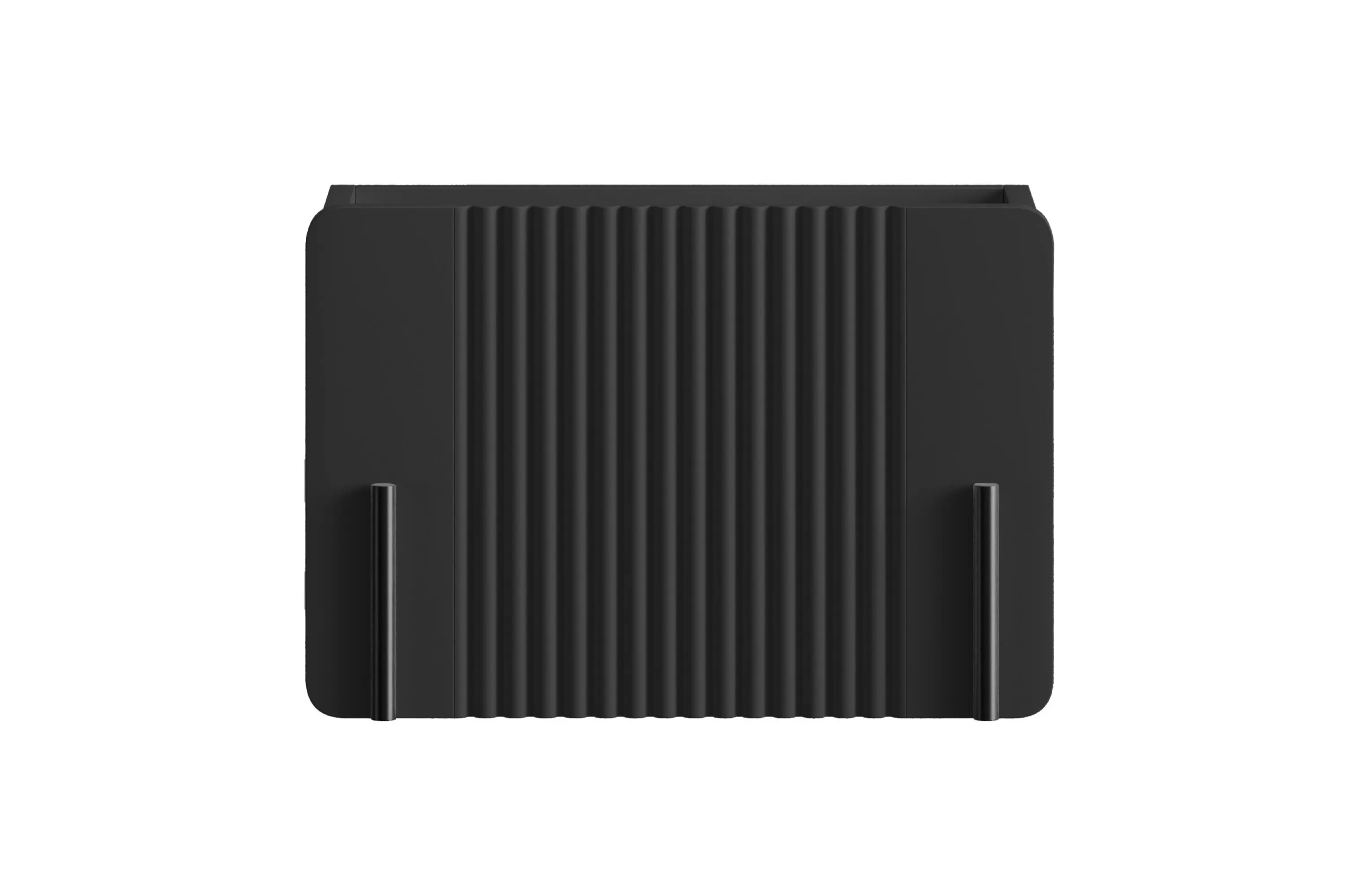 Szafka nocna wisząca z 1 szufladą MALMI 45cm - czarna - B_166954