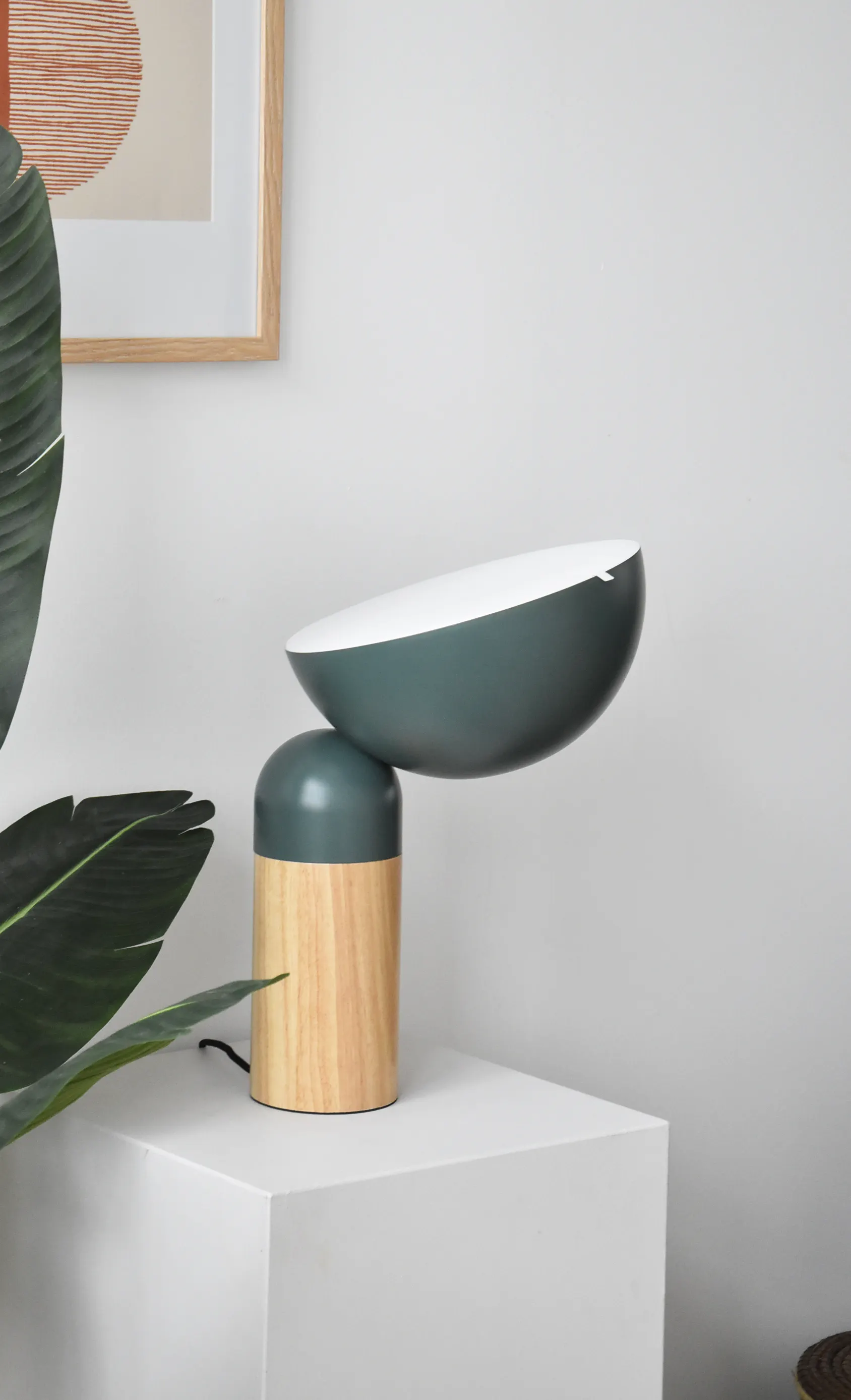 Lampka stojąca metalowa MAX z regulacją ciemnozielona - LY04MAX/H36/VC