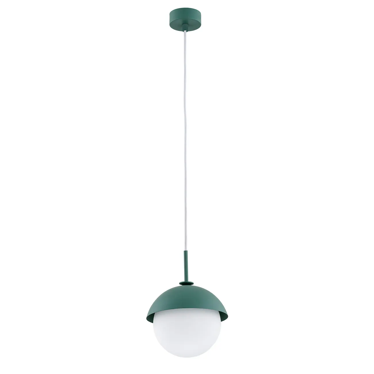Lampa wisząca CAPPELLO zielony biały przewód 109x20cm - 8297