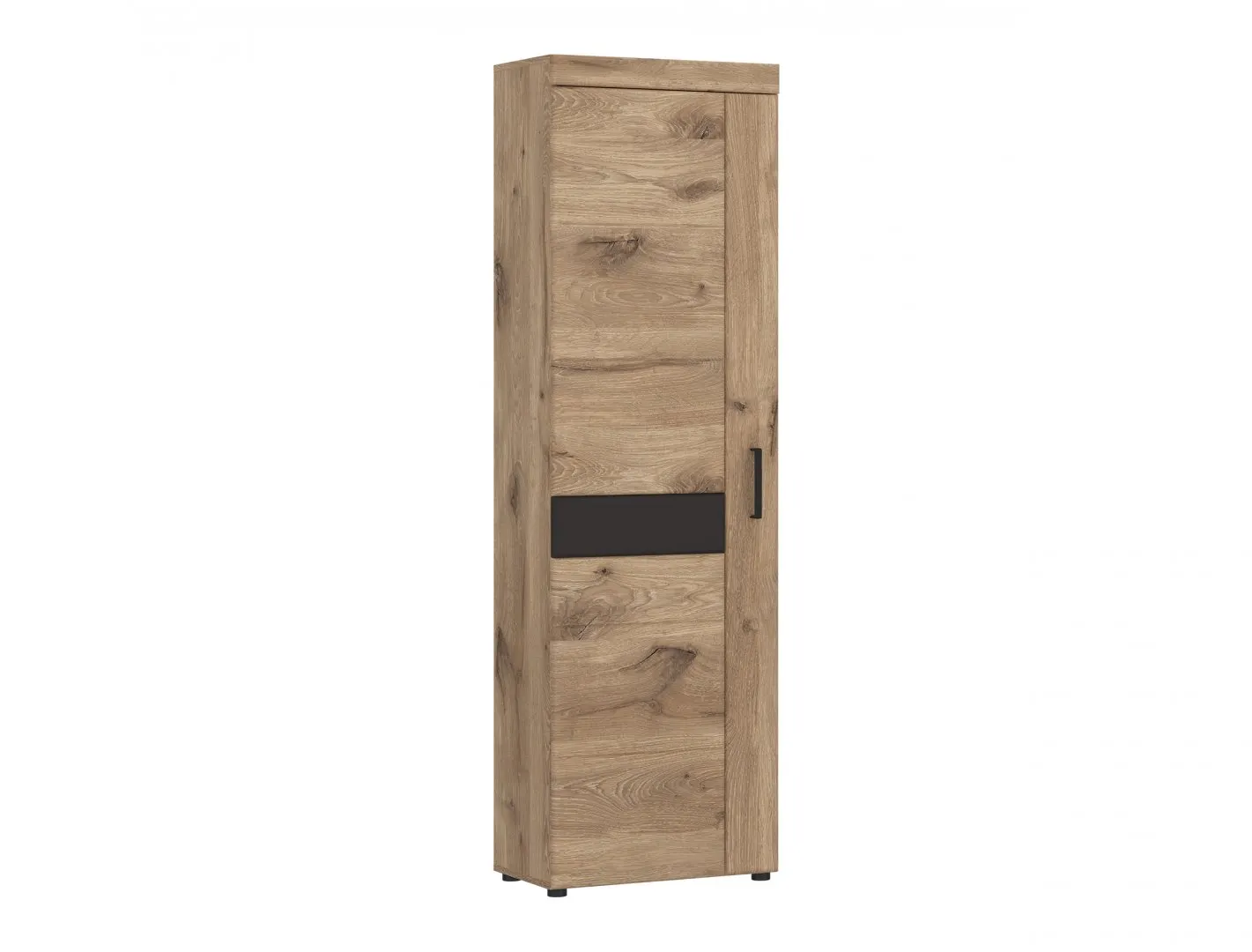 Bieliźniarka 1-drzwiowa lewa GRANO 58x195x38 dąb viking, szary GRNGS1L Bieliźniarka 1-drzwiowa lewa GRANO 58x195x38 dąb viking, szary GRNGS1L