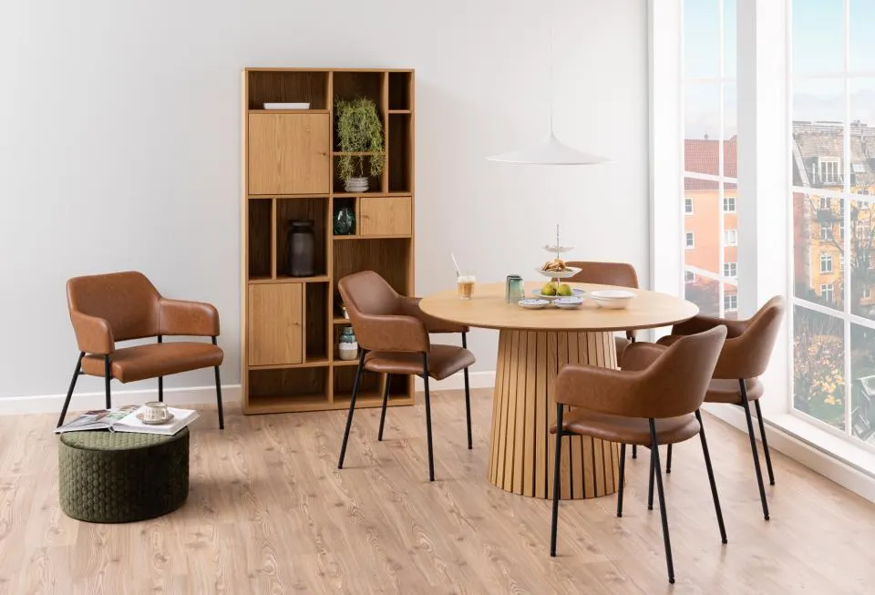 Regał otwarty RANGOON 180x90x30 Naturalny — zdjęcie 10