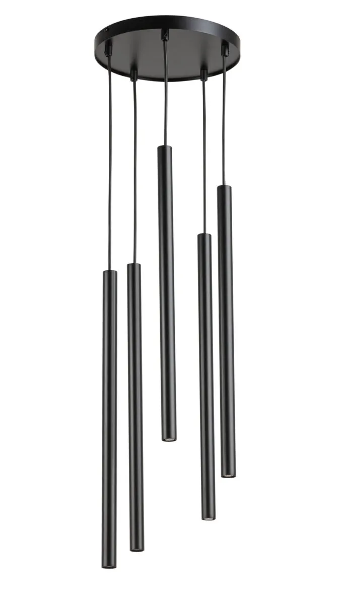 Lampa wisząca SOPEL 5 czarna