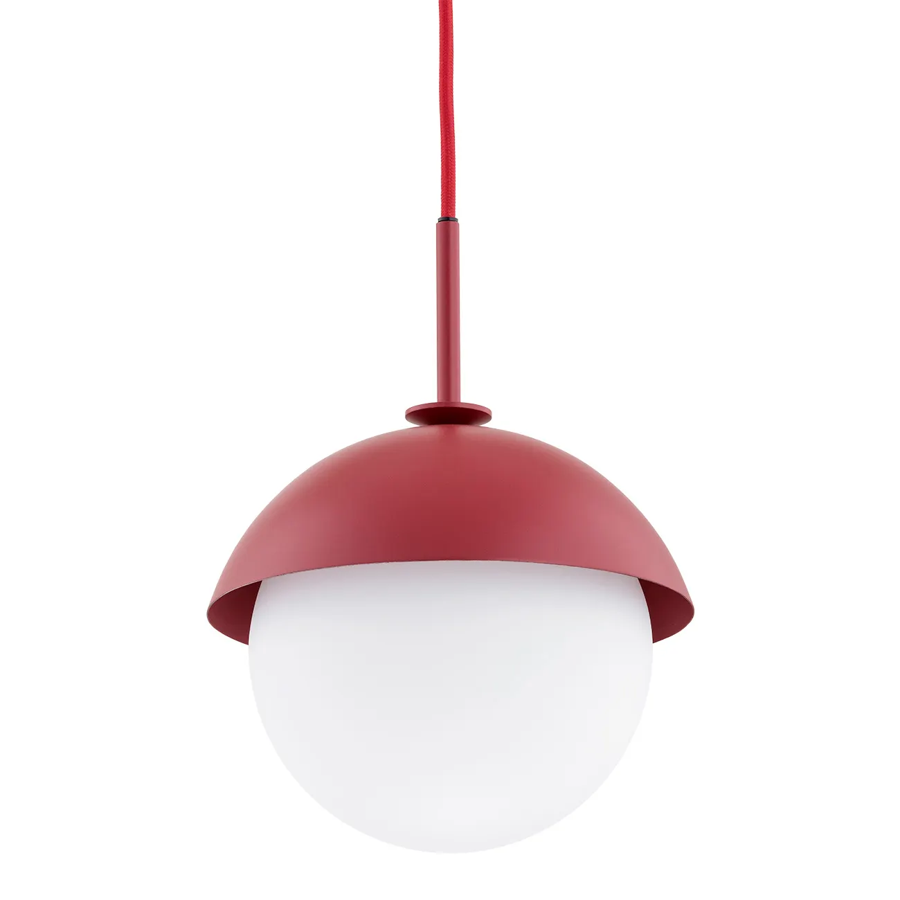 Lampa wisząca CAPPELLO czerwona biała 109x20cm - 8296
