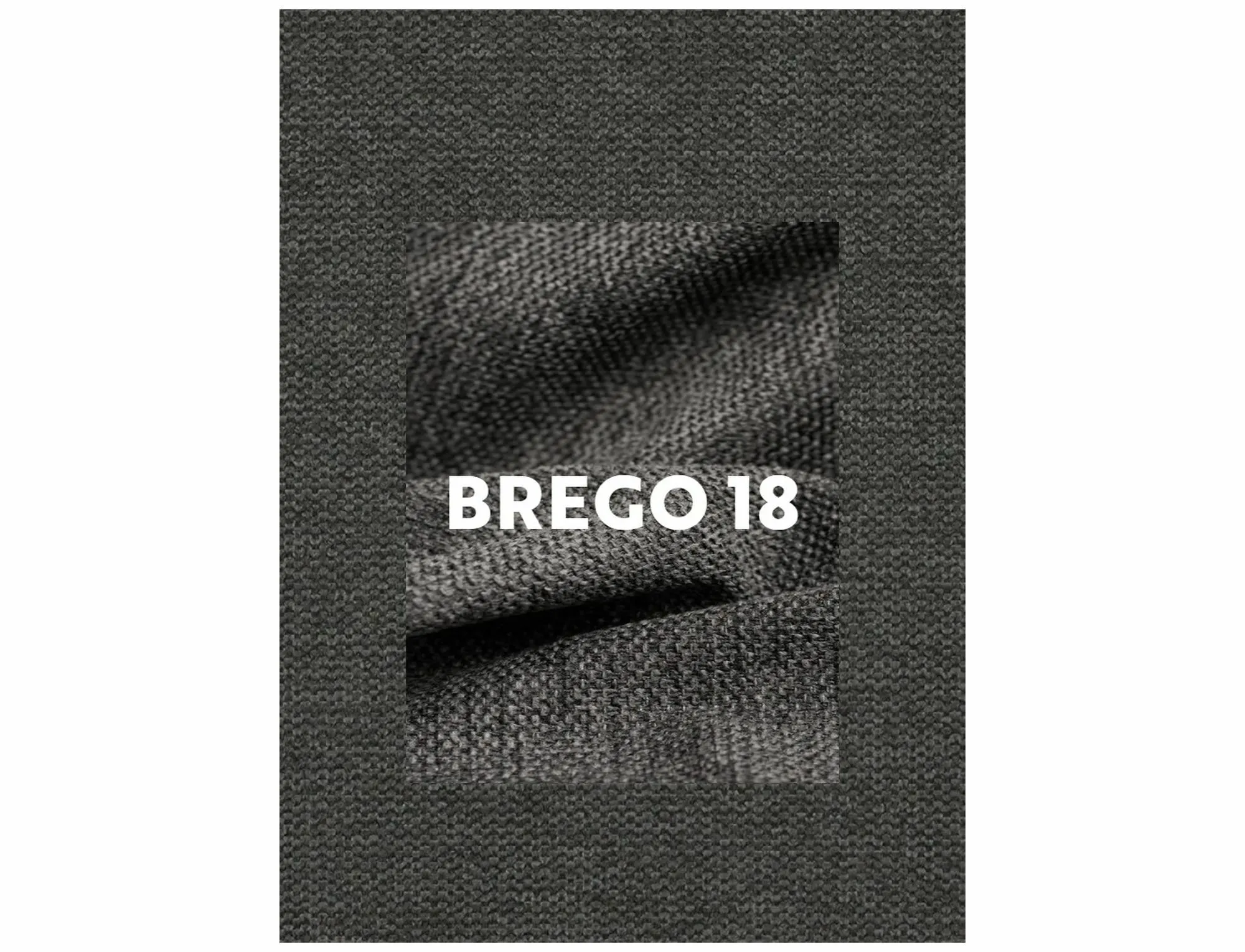 Krzesło tapicerowane BERRY Brego 18 szare czarny stelaż — zdjęcie 9