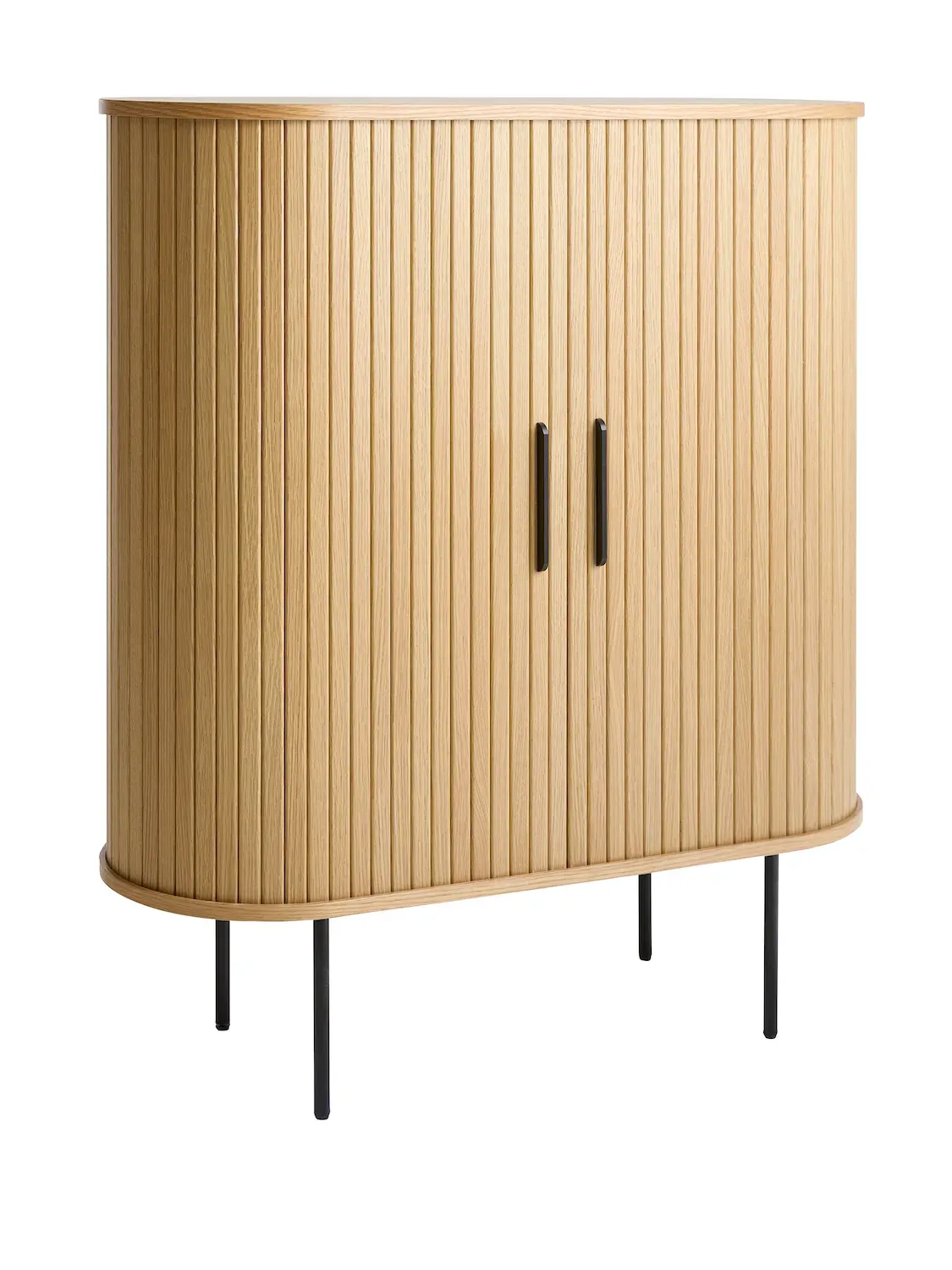 Komoda wysoka z barkiem NOLA 100 cm naturalny — zdjęcie 2