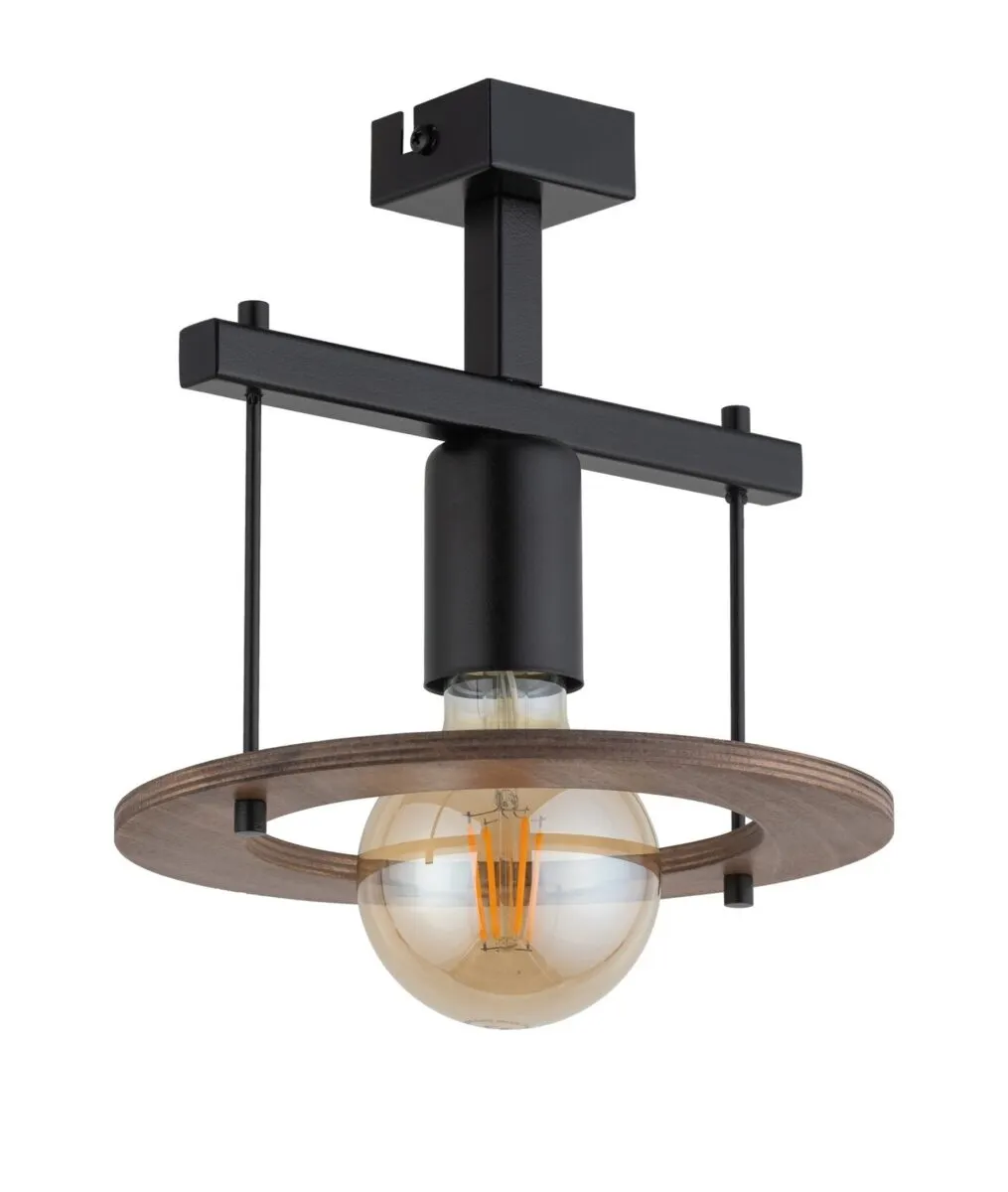 Lampa sufitowa/plafon COFFEE 1 czarny