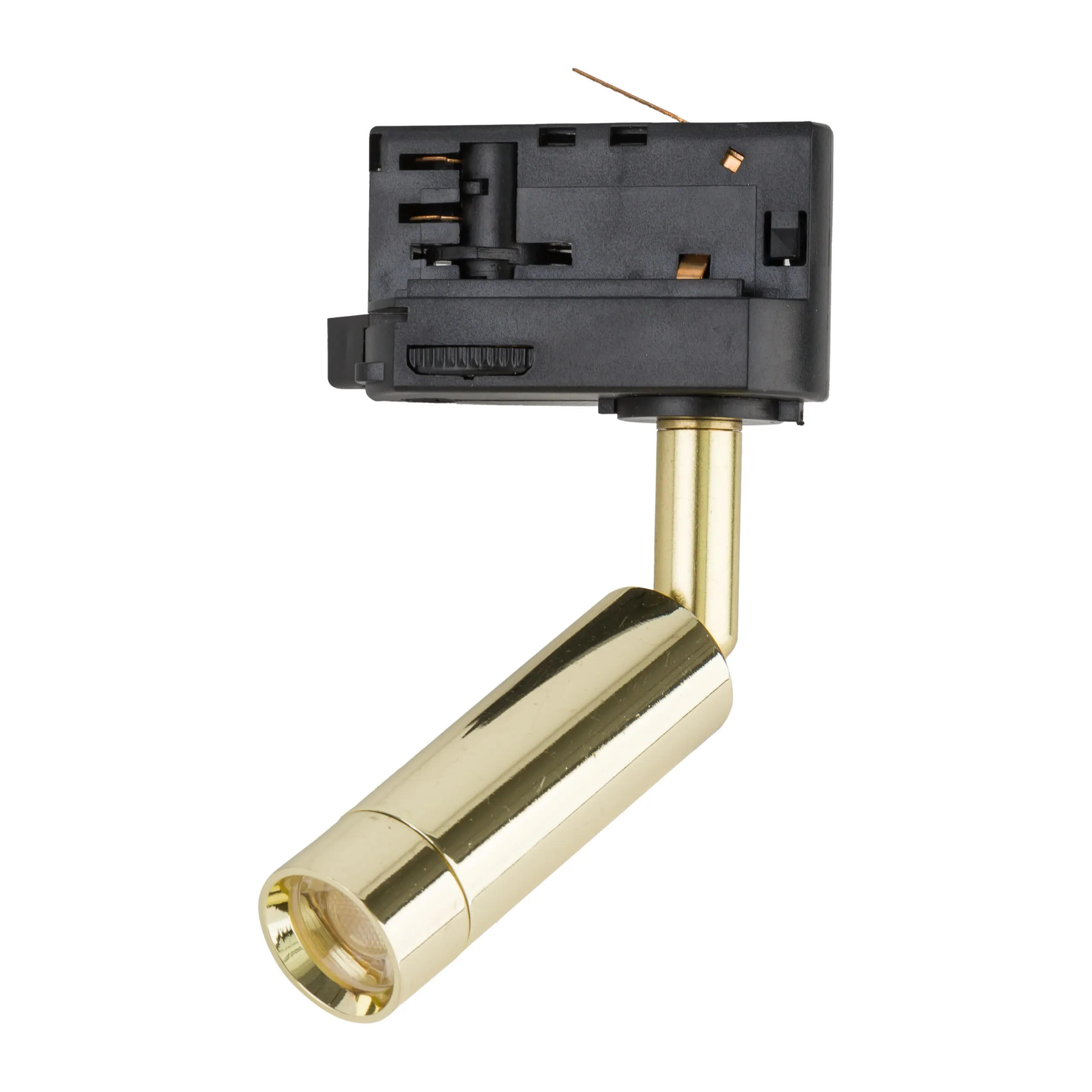 Lampa listwowa TRACER złota czarna regulowana 16x13x2cm