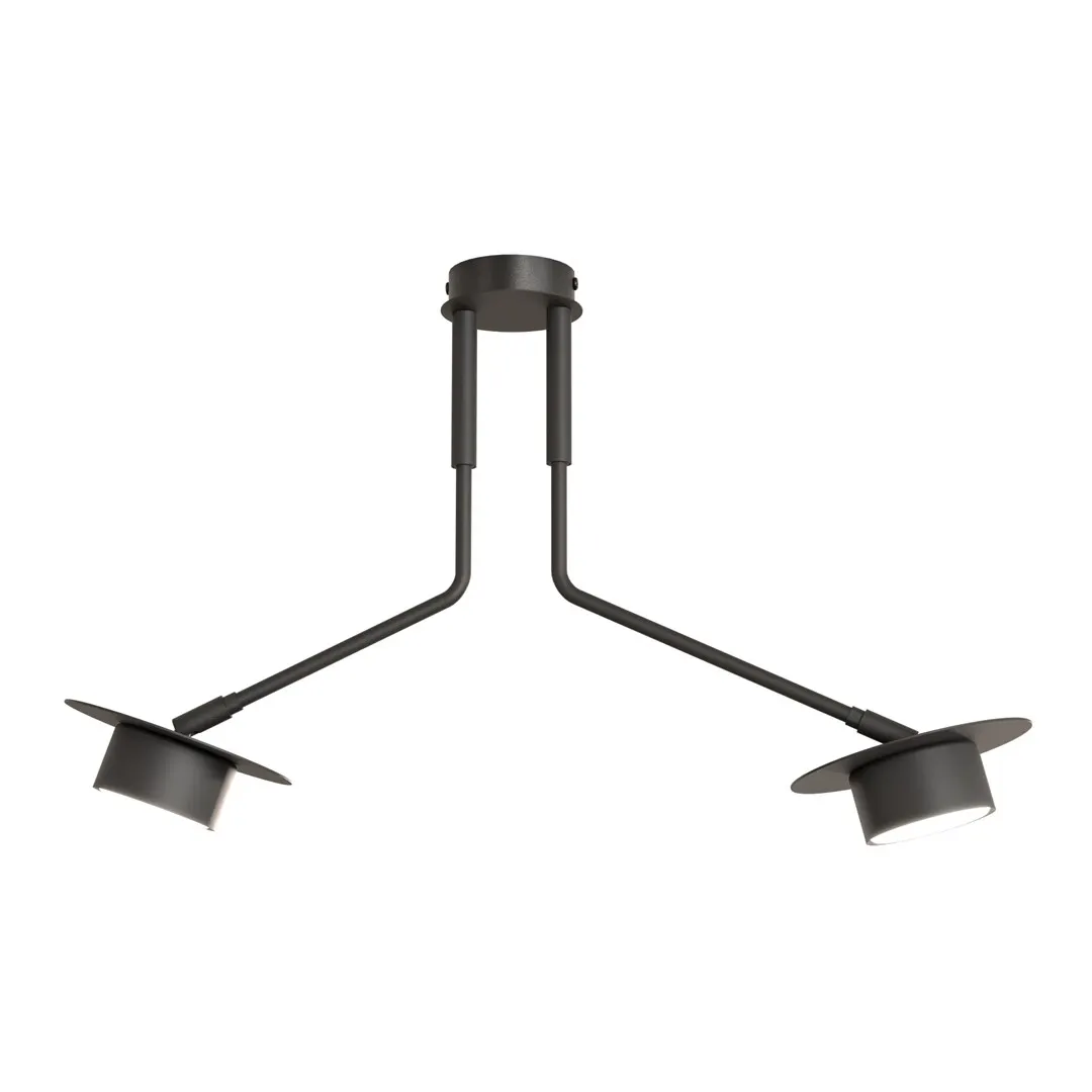 Lampa sufitowa MIZU 2 BL czarna