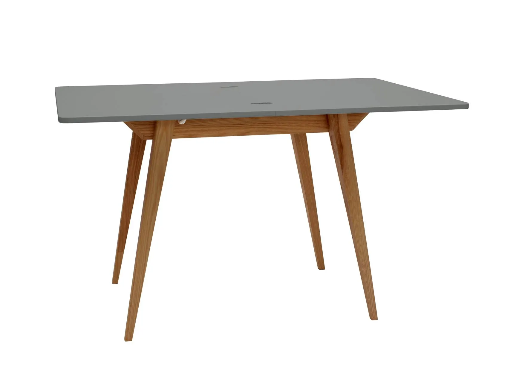 Stół rozkładany ENVELOPE 65x90-130cm biały dąb — zdjęcie 2