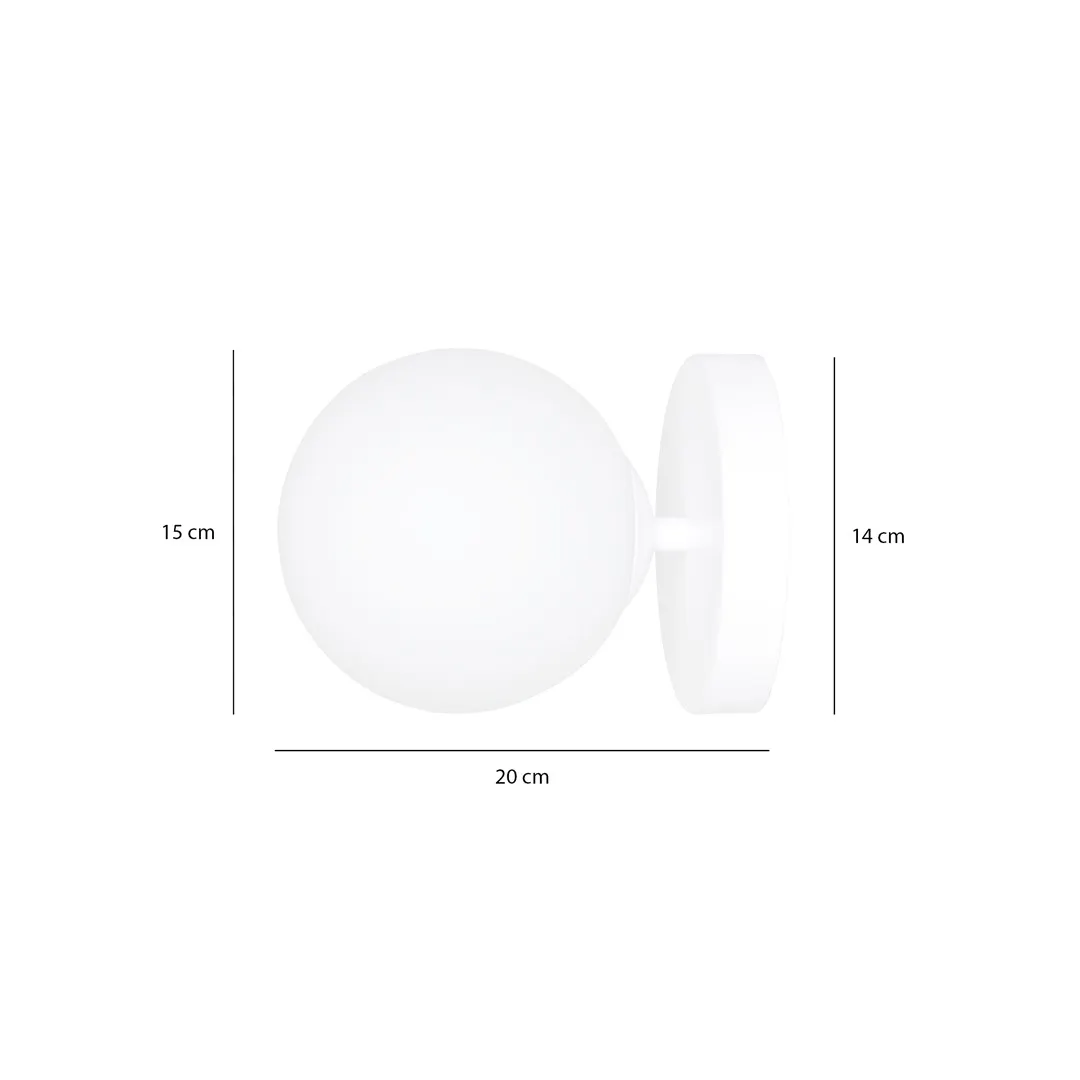 Kinkiet BIOR Biały 1021/K1 - 1021/K1