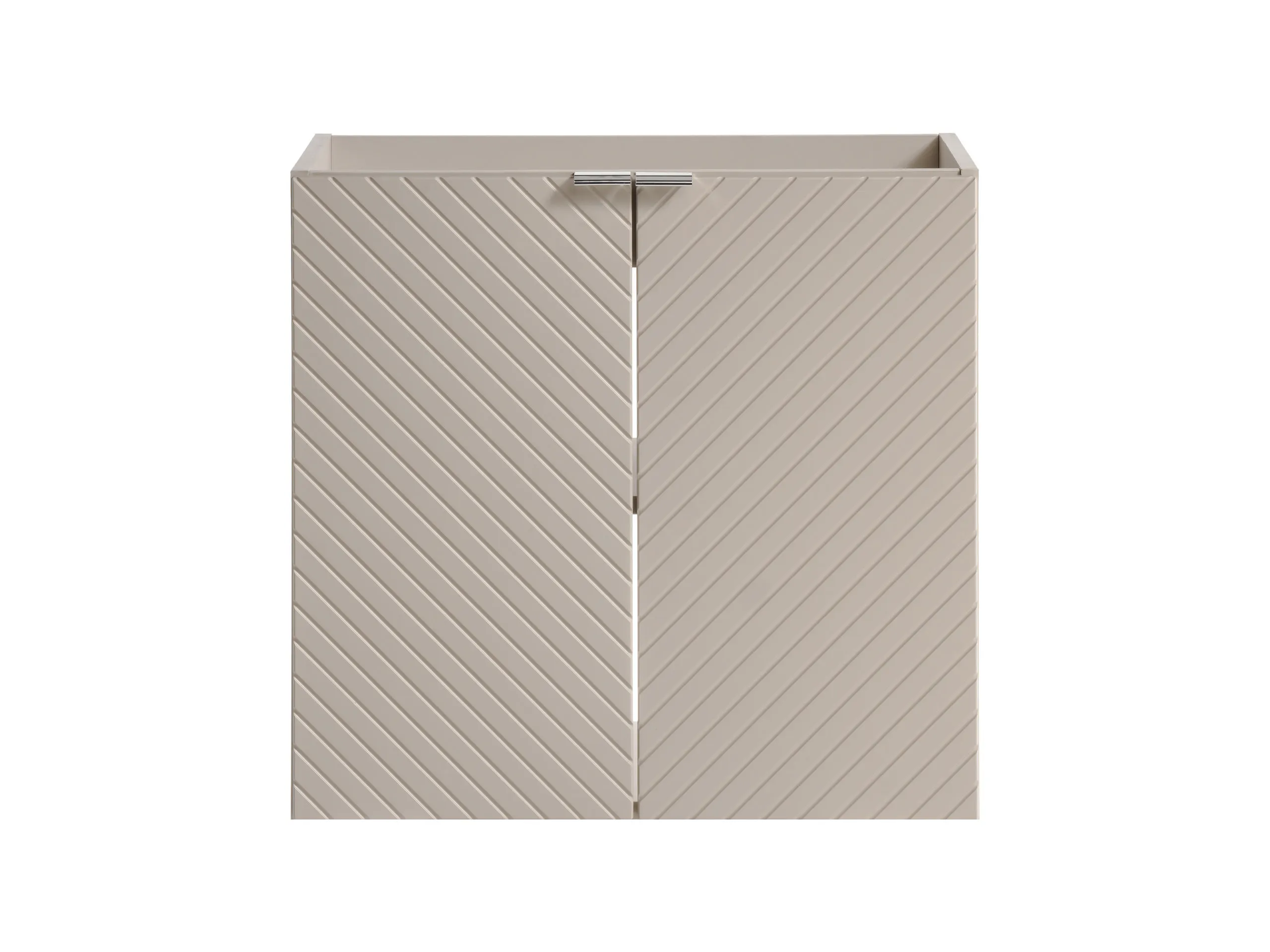 Zestaw meblowy SET-VIC Oak 120cm ( 2 szafki + blat + 2 umywalki nablatowe Lola ) kaszmirowy, efekt drewna - SET-VIC_B_OAK_120CM_D/S_UN_LOLA_GW