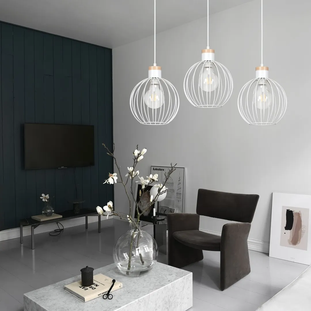Lampa wisząca BARBADO Biały 755/3 - 755/3