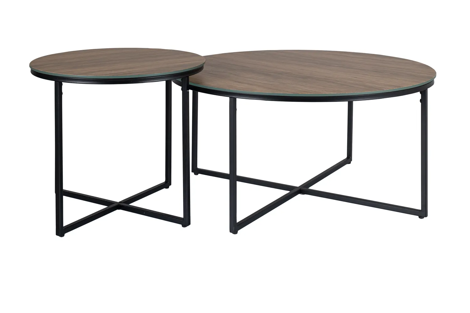 STOLIK PALERMO I JASNY BRĄZ EFEKT DREWNA/CZARNY FI80 FI50 (ZESTAW) STOLIK PALERMO I JASNY BRĄZ EFEKT DREWNA/CZARNY FI80 FI50 (ZESTAW)