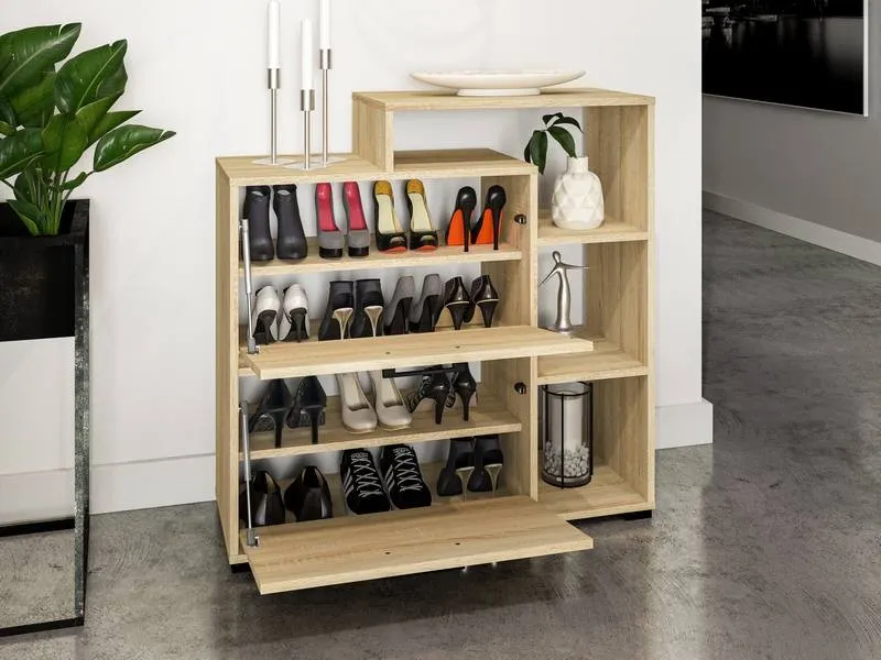 Szafka na buty CARO 12 Sonoma jasna 90x90x34 - 1CARO12-001