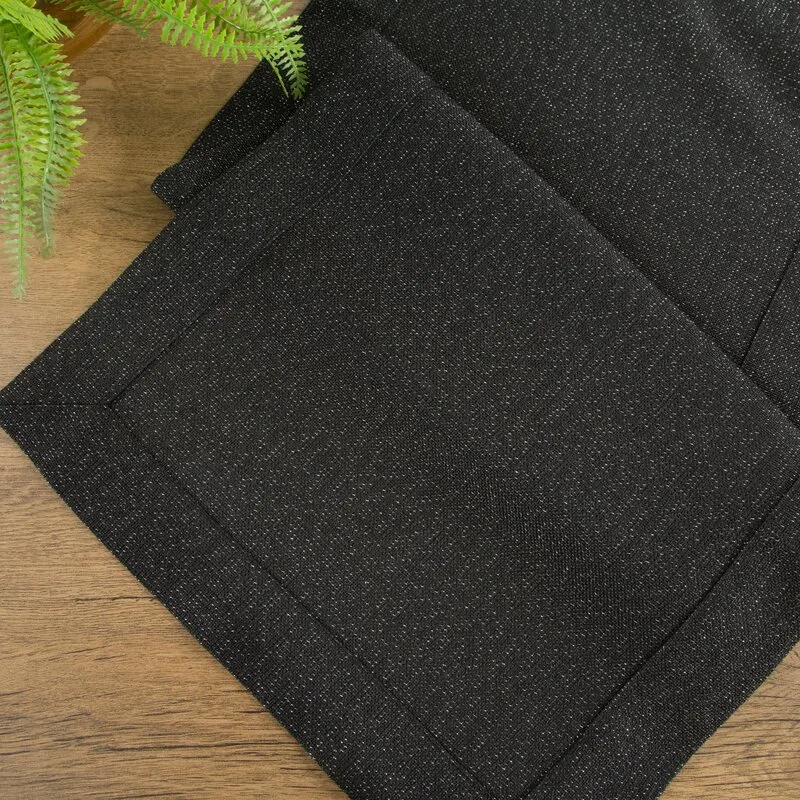 OBRUS STELLA 1 40 X 140 CM CZARNY - EU_409902