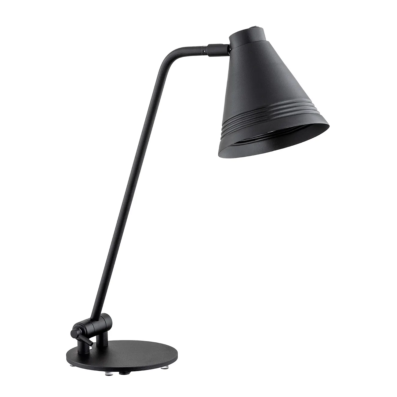 Lampa biurkowa AVALONE metalowa czarna regulowana 55cm - 8002