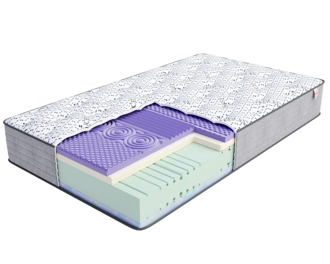 Materac piankowy BRILLANTE - 180x200x26 - H4 twardy / H3 średnio twardy