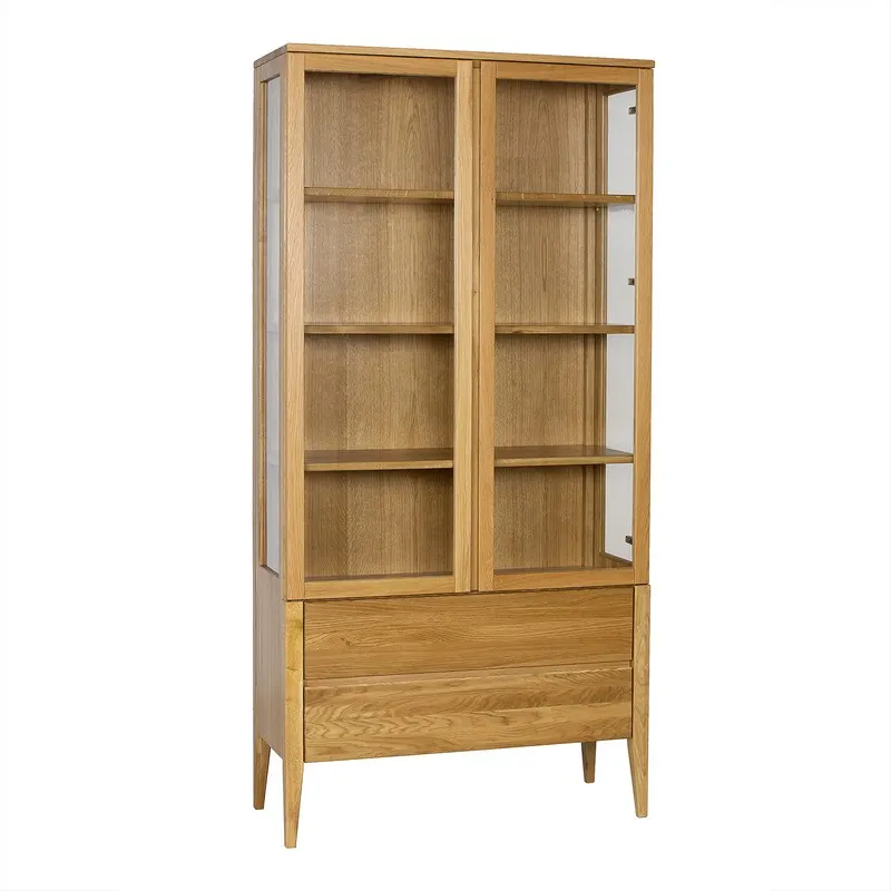 Witryna dębowa KW339 Naturalny DREWMAX