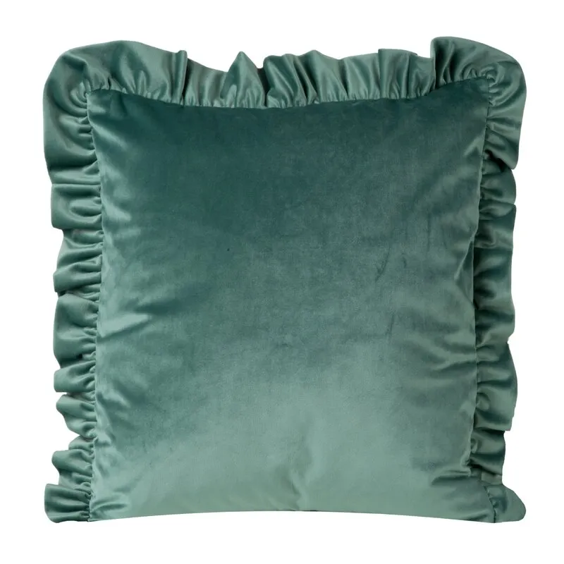 POSZEWKA VELVET 25 45 X 45 CM CIEMNOMIĘTOWY