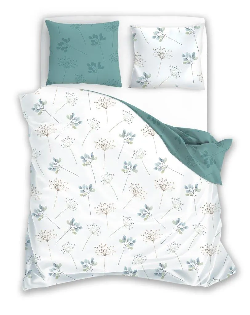 Pościel komplet COTTAGE HOME 020 bawełna 160X200+2X70X80 wielokolorowy Poduszka, Wystrój domu, Koc, Meble