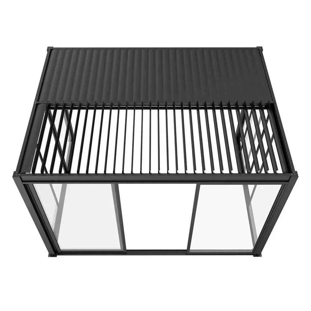 Drzwi przesuwne S8 LUXE 270x238cm (do ścianki: 3m wys.2,5m ) antracyt Esti&Esta — zdjęcie 11