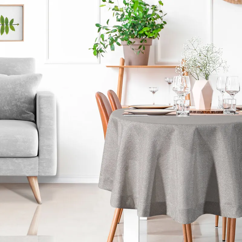 OBRUS STELLA 2 (FI) 180 CM JASNOSZARY - EU_424869