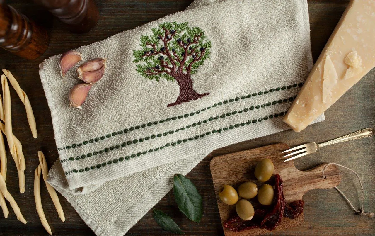 Ręczniki kuchenne 30x50 zestaw 3 szt. OLIWKI 003 - FARO_28549