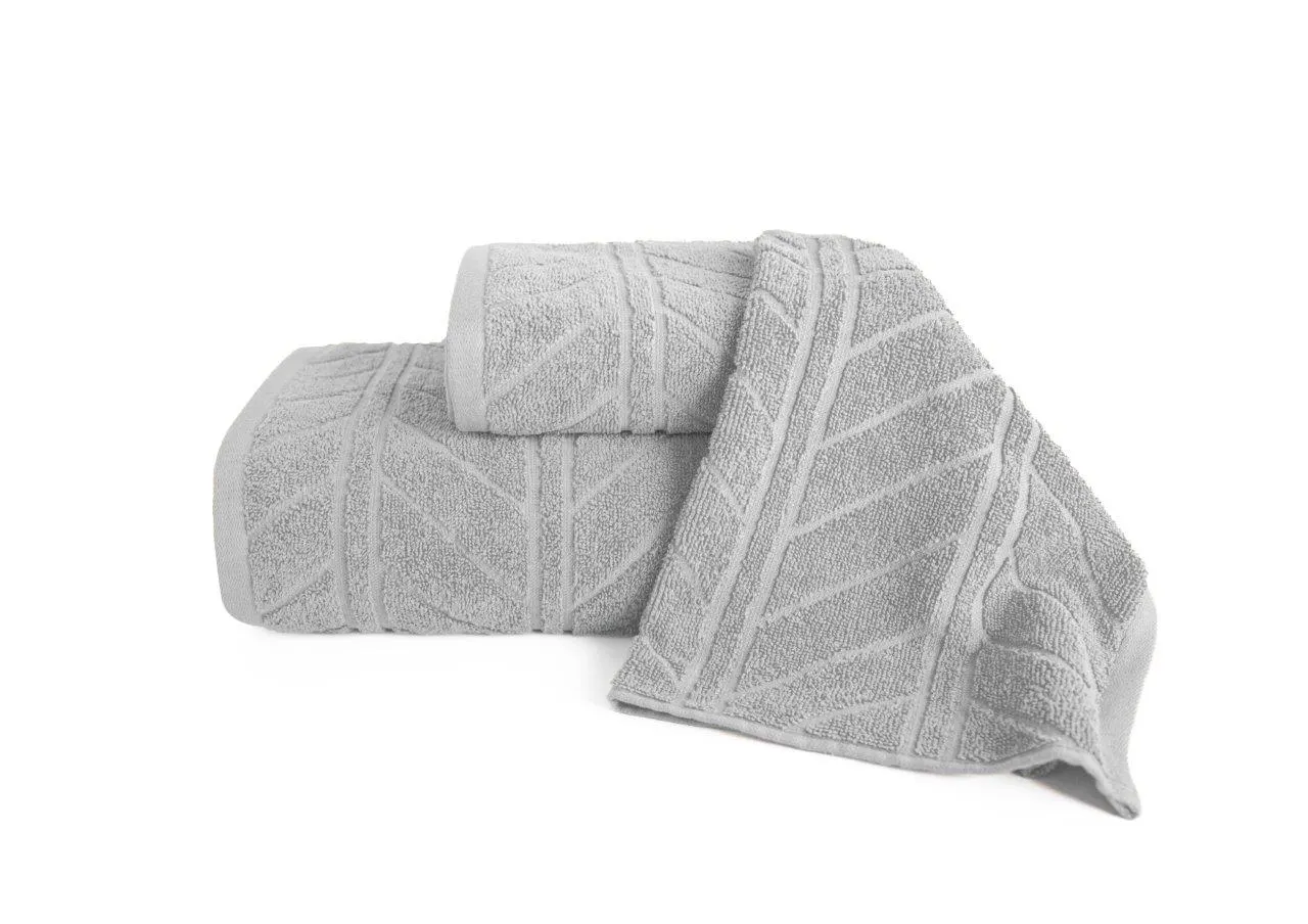 Ręcznik frotte RELIEF 30x50 gramatura 500 szary - FARO_30230