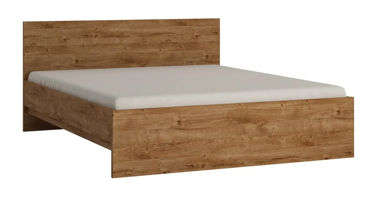 FRIBO FRIZ04 ŁÓŻKO 160 DĄB RIBBECK ZŁOTY