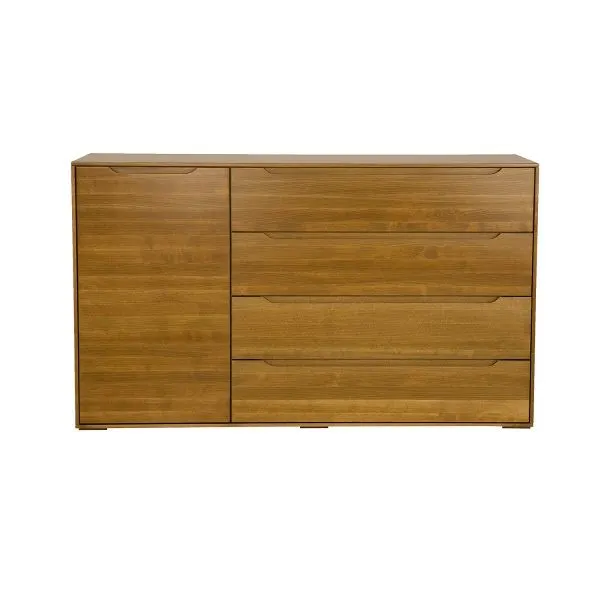Komoda bukowa KD423 Naturalny DREWMAX — zdjęcie 2