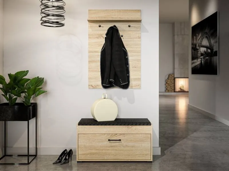 Wieszak ścienny CARO 18 Sonoma jasna 103x68 - 1CARO18-001