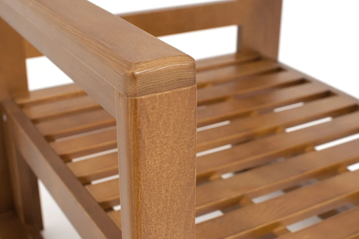 Fotel ogrodowy z poduszkami MALTA szary/brązowy - FE5906948116566