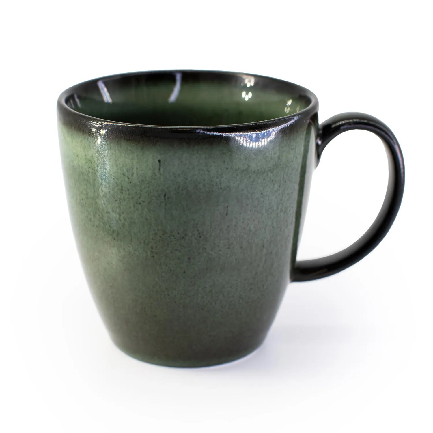 image kubek, ceramiczny, zielony, glazurowany, filiżanka