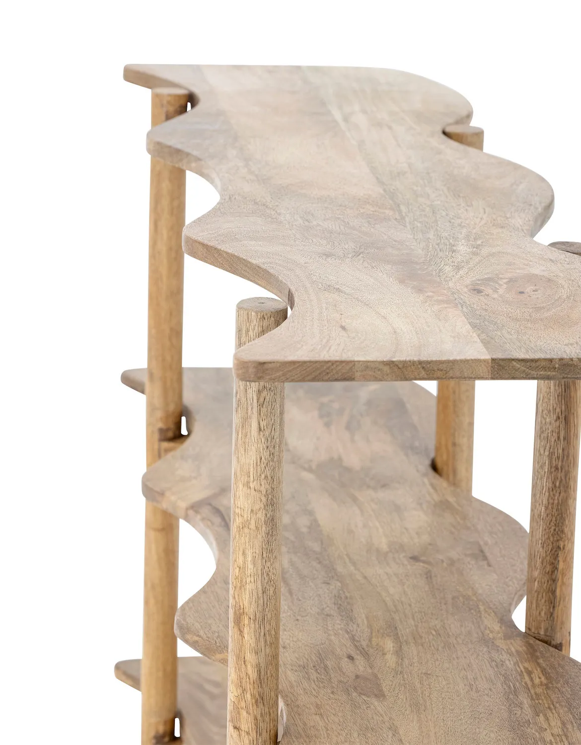 Regał drewniany RIVOLI 110 cm naturalny