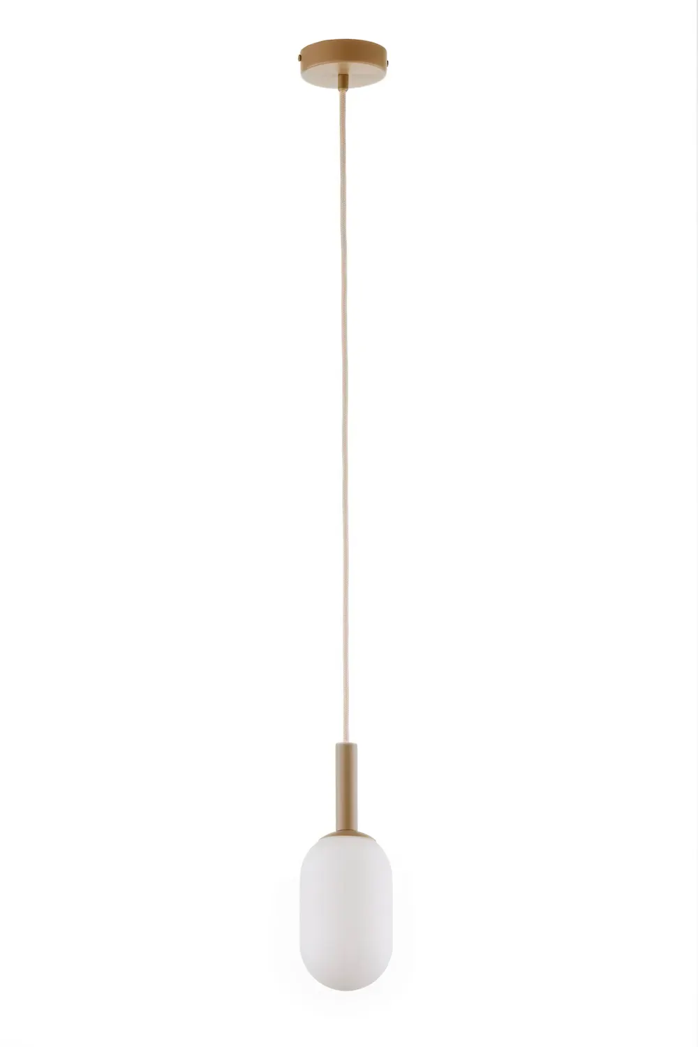 Lampa wisząca PLUUM 1 S ciepły beż biały
