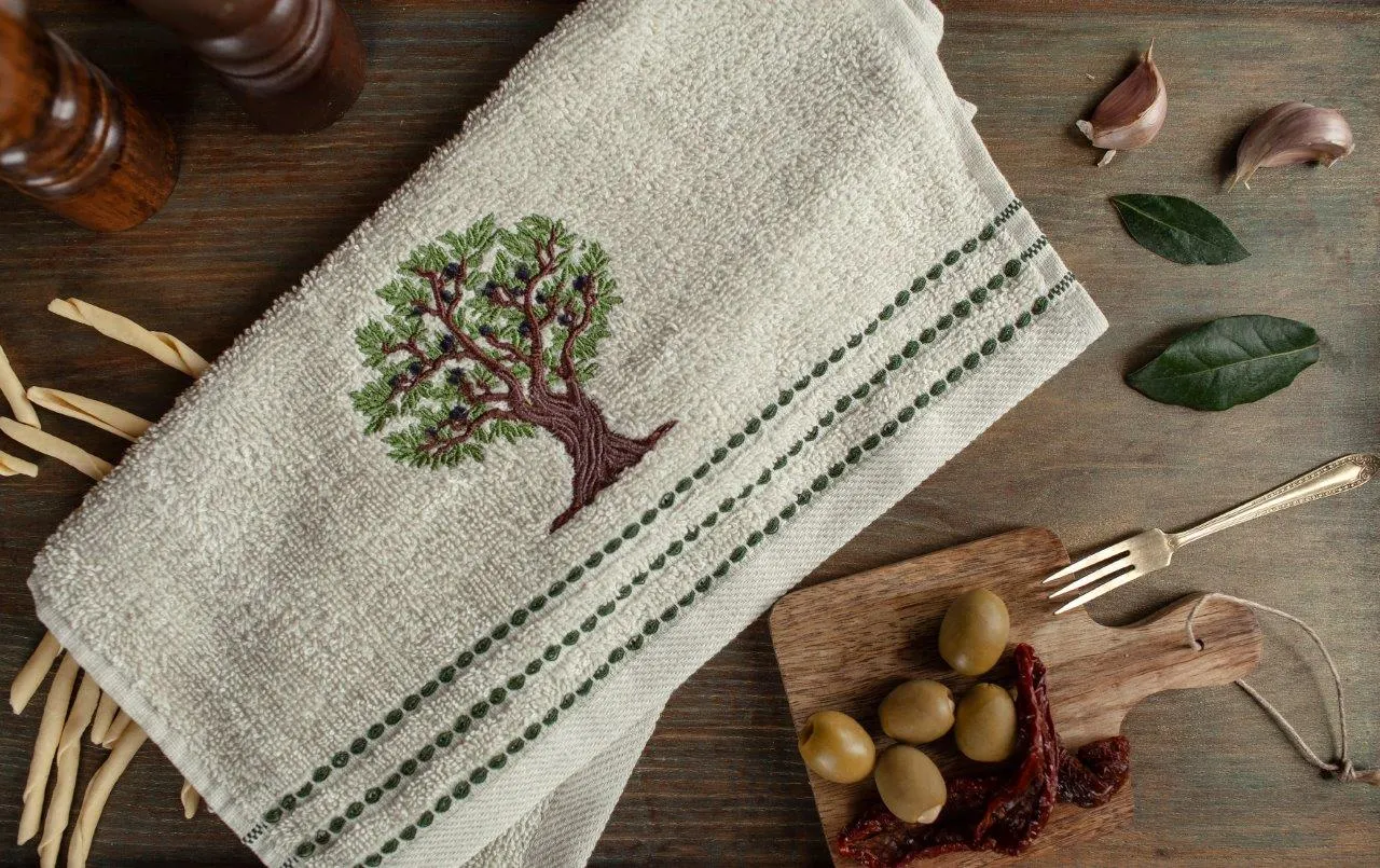 Ręczniki kuchenne 30x50 zestaw 3 szt. OLIWKI 003 - FARO_28549