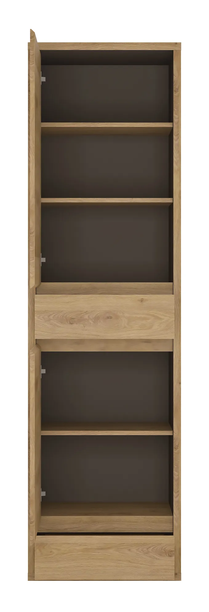 Bieliźniarka 2-drzwiowa z 2 szufladami SHETLAND TYP 10 Dąb Shetland, Szary - 6003005000881